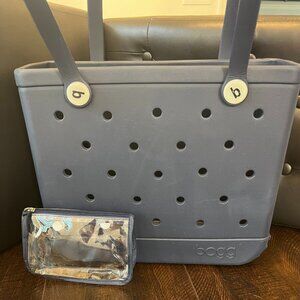 Bogg Bag Original Navy Tote with Clear Insert Minor Scuffs